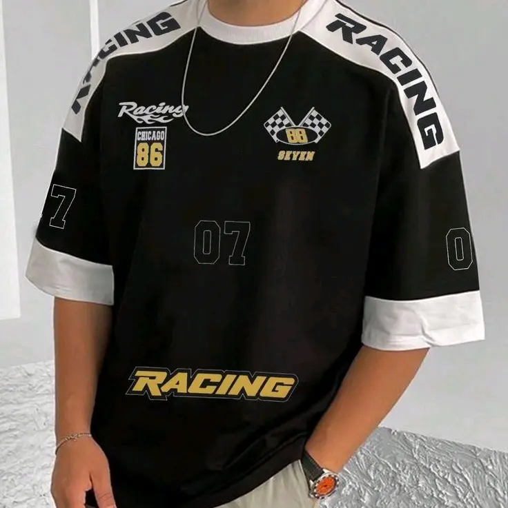 KAOS DISTRO PRIA DAN WANITA BIG SIZE UNISEX (S-6XL) COTTON COMBED 24s NYAMAN DAN LEMBUT . DTF SABLON, INISIAL NUMBER RACING (7 ). T-SHRIT OVERSIZE ALL COLLOR MURAH BERKUALITAS Katun Nyaman Tulisan Keren Tshirt murah distro big size korea logo awet
