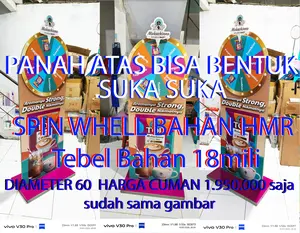 Roda Undian Roda Keberuntungan Wheels of fortune Spin wheel Spin and win custome print