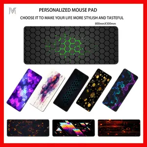 Gaming Mouse Pad  Men and Women High-Aesthetic Premium Laptop MousePad Keyboard Mat Office Desktop Esports Desk Mat Thickened Locking Edge Anime MousePad Long Aesthetic 800mmX300mm.4