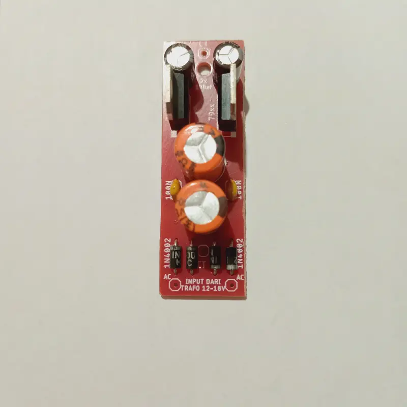 Kit PSU Simetris Power Supply Regulator 7812 7912 7815 7915 12v 15v CT 3