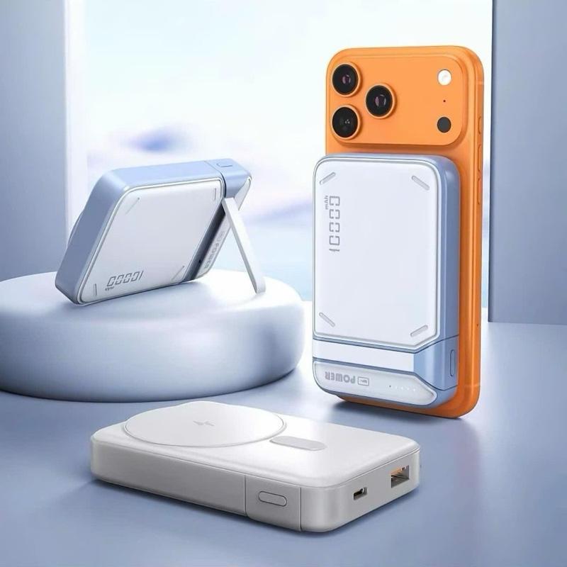 9k VBB- Sạc dự phòng TZ112 magsafe dung lượng 10000mah hỗ trợ sạc nhanh 22.5W có sạc nhanh và sạc không dây 15W