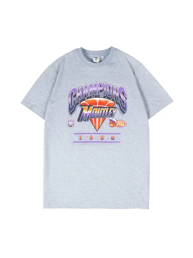 kaos moutley original 100% katun abu-abu