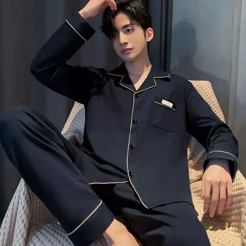 "Trendy Printed Poly - Cotton Men's Pajamas: Comfort Meets Style for a Cozy Night In!"