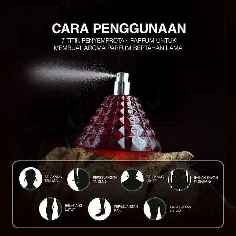 Parfume Rich Girl By Hotman Paris ( For Women ) Hitam Orange Perfume Wanita Elegant Red Black Lemon 3