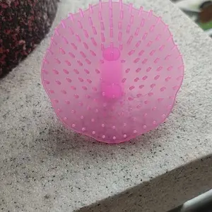 Sisir Keramas Rambut Silikon Lembut Sisir Sikat Bulat Pijat Kepala Head Comb Anti Ribet