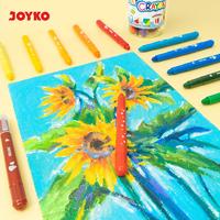 Gambar JOYKO 5 in 1 Paket Bundling Mewarnai Silky Krayon 24 Warna + 1 Pc Buku Mewarnai + 1 Pc Buku Gambar + 1 Box Pensil 2B + 1 Pc Penghapus dari Joyko Indonesia Kota Administrasi Jakarta Utara 2 Tokopedia