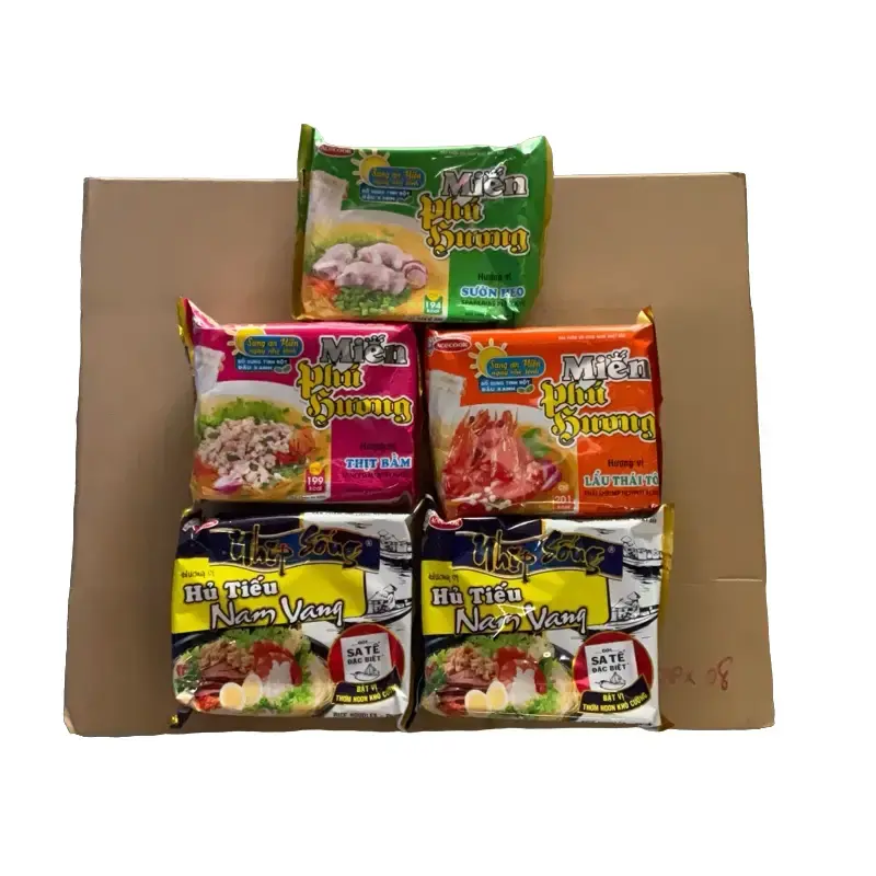 Set 5 gói miến Phú hương và hủ tiếu nam vang