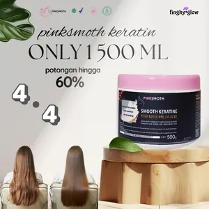 PINKSMOTH KERATINE SMOOTING 500ML BPOM Haircare Perawatan