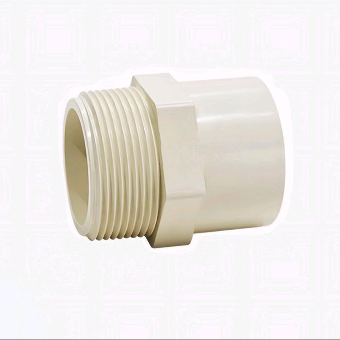 Socket Pvc Pph Jual Sok Drat Luar PPH 1-1/2 inch Male Socket 50mm SDL PPH 50 mm Male ...