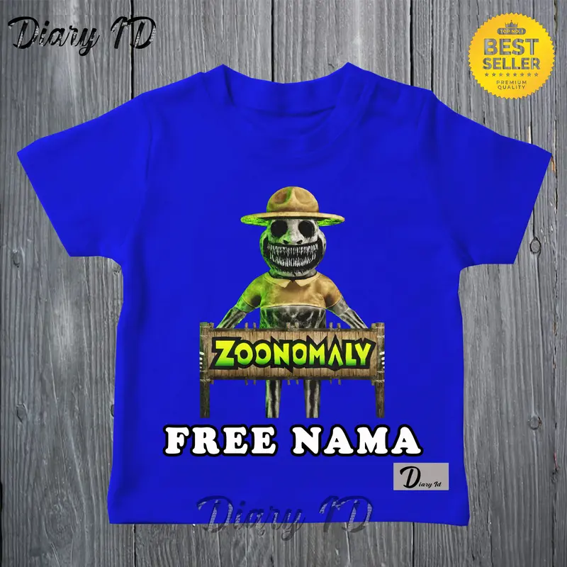 BAJU KAOS ATASAN ANAK ZOONOMALY BAHAN 100% KATUN COMBADE BISA FREE NAMA Fashion 4