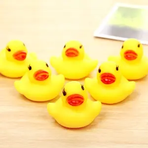 ECER 1 PCS Bebek Karet Mainan Mandi Anak / Mainan edukasi Anak/ mainan bayi / bath toys