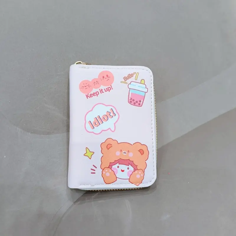 Ví nữ ngắn mini cầm tay nhiều ngăn giá rẻ nhỏ gọn bỏ túi thời trang hàn quốc cute dễ thương VN115 8