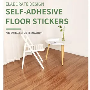 36PCS Lantai Vinyl Stiker Perekat 91 x 15 cmx1.5mm/ Vinly Lantai Kayu PVC Lantai Premium