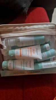 Product Review of Wardah Umrah & Hajj Package - Paket Haji dan Umroh - Hair and Body Wash, Face Cleanser, Sunscreen SPF 50 PA+++ , Anti Perspirant Deodorant, Moisturizer, Lip Treatment Balm, ZamZam Water Spray from a**e 1