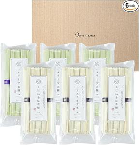 小豆島手延素麺(太麺) 6袋ｾｯﾄ(250g×各3袋)ｷﾞﾌﾄｾｯﾄ/BOX入り 特級品黒帯 ｵﾘｰﾌﾞ素麺 手延べそうめん 味比べ 国産 煮麺 ひやむぎ 冷麦 高級 香川 麺 うどん ｷﾞﾌﾄ 詰め合わせ お中元 手土産 小豆島 ｵﾘｰﾌﾞｱｲﾗﾝﾄﾞ oliveisland