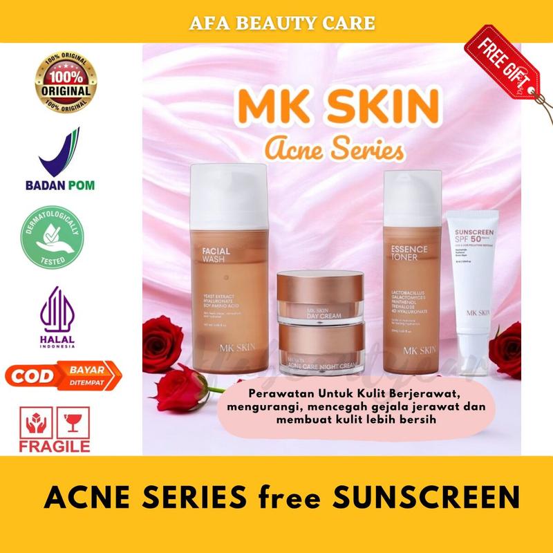 MK SKIN - PAKET WAJAH ACNE CARE BY MAHARANI KEMALA 0