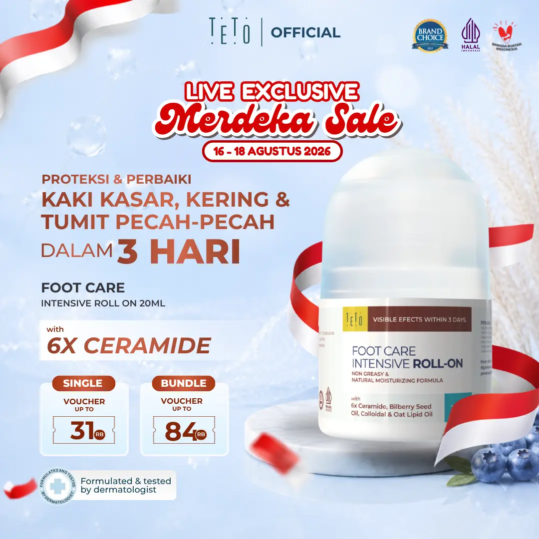 [LIVE EXCLUSIVE] TETO Foot Care Intensive Roll On 20ml