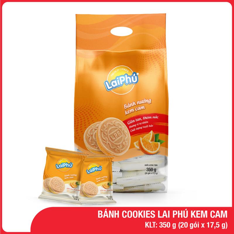 Bánh Nướng Lai Phú Kem Cam 350G