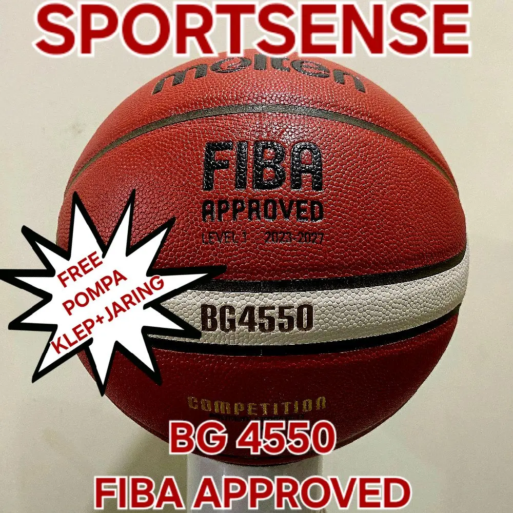 Bola Basket Molten BG4500 B7G4500 B6G B7G 4500 Dan BG4550 Size 6 7 Original BONUS POMPA KLEP DAN JARING Ball