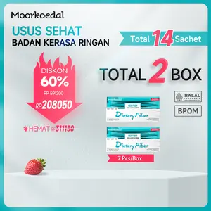 Moorkoedal High Fiber Minuman Serat Makanan Pembersihan Usus Strategi  Bpom Halal Alami 100% Asli Pengiriman Kilat 24 Jam
