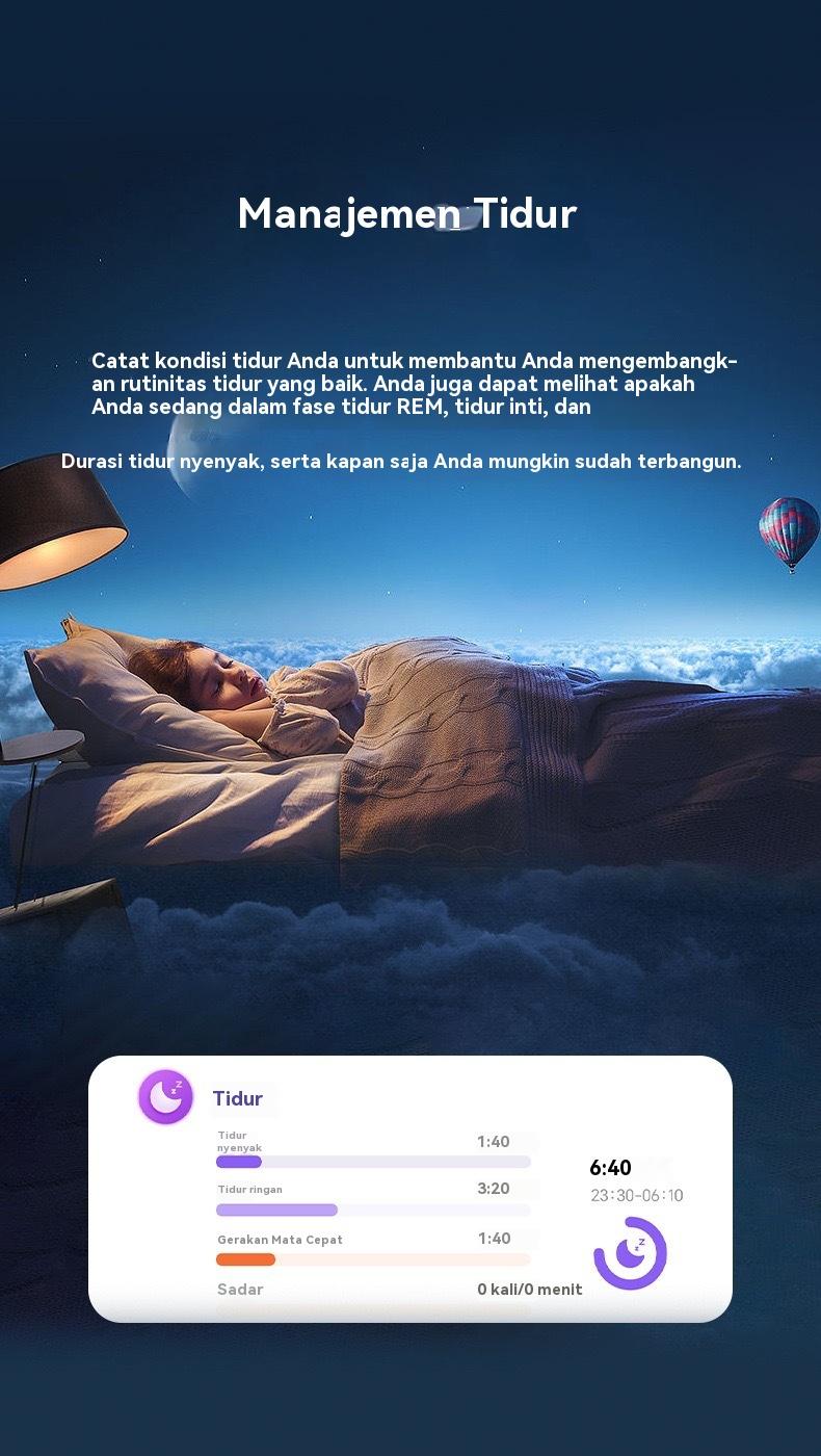 【Panggilan Bluetooth】Jam Tangan Pintar S12 - Dukung Panggilan Bluetooth, Tanpa Keluarkan HP, Layar HD, Multi Mode Olahraga: Lari/Bersepeda/Bola/Mendaki/Yoga, Monitor Detak Jantung, Tren