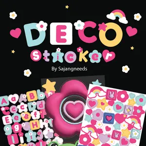 DECO STICKER By Sajangneeds - Sticker Kpop Glitter - Scrapbook