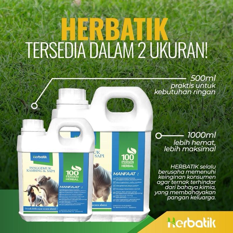 Herbatik Pengemuk Sapi & Kambing - Bobot Naik Cepat, 100% Herbal Alami, Tanpa Efek Samping! 4