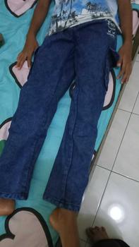 Product Review of CELANA JEANS DENIM ANAK FASHION Motif Bordir LAKI-LAKI PANJANG KARGO GESPER USIA 5-12 TAHUN, PJKK14 Fashion from E**n 0