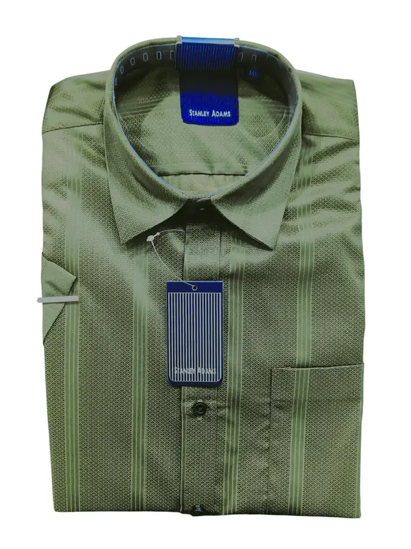 Kemeja Pria Stanley Adam Original Kerja Kantor Formal Lengan Pendek 2