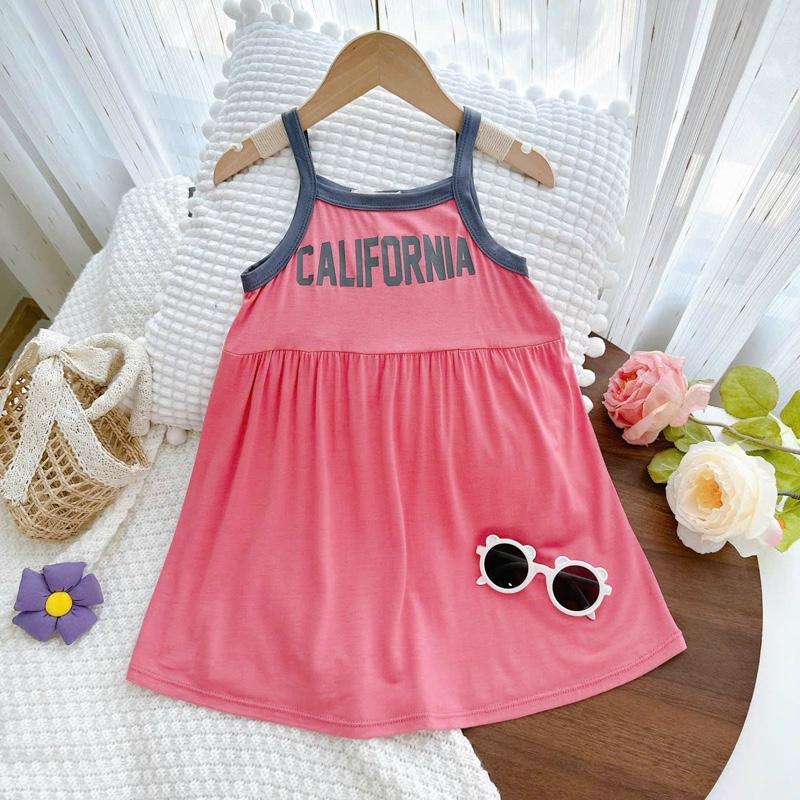 (Size 7-21kg) Váy Hai Dây Dáng Xoè Xinh Xắn Cho Bé Gái Thun Lạnh  Size Từ 7 đến 21 kí - HÀNG LOẠI 1 5