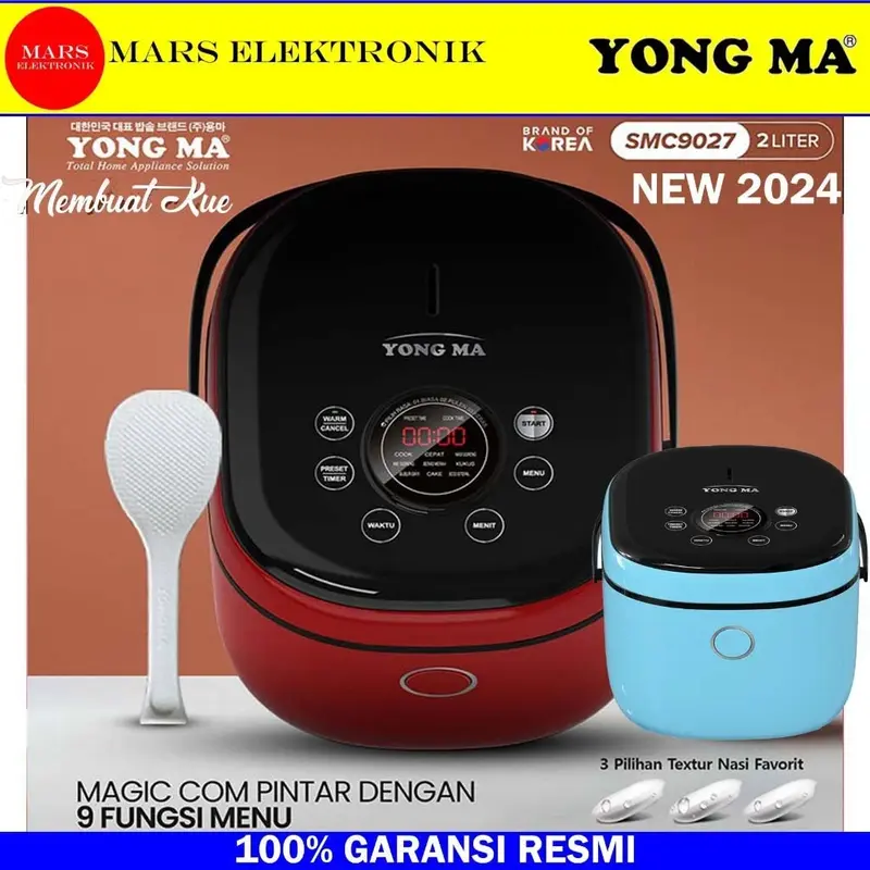 RICE COOKER YONG MA SMC-7047 NEW UPGRADE / 2 LITER / SMC 7047 / YONGMA / DIGITAL RICE COOKER 1