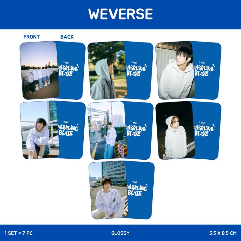 PHOTOCARD TWS TRY WITH US 2SISI 7 PCS KPOP UNOFFICIAL DOHOON HANJIN JIHOON KYUNGMIN SHINYU YOUNGJAE 3
