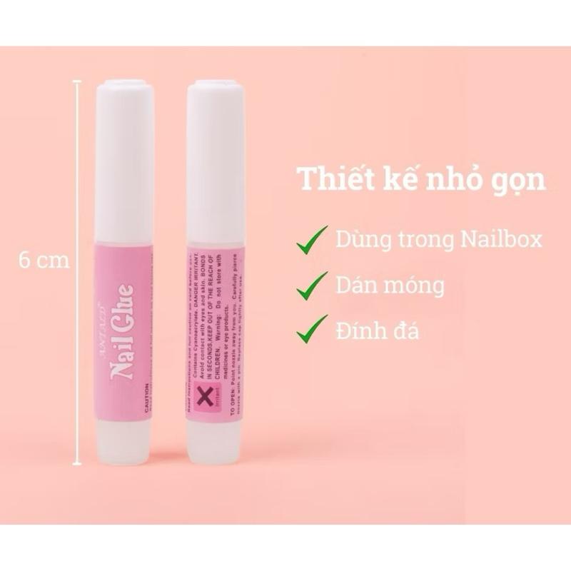 Keo Dán Móng Giả Nailbox Mini – Tuýp 2g Chuyên Dùng Cho Nail Art, Dán Móng Giả…