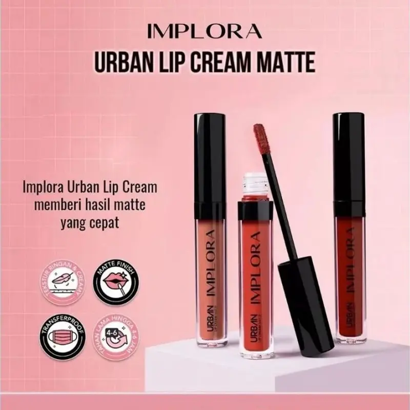 Implora Urban Lip Cream Matte shade 2,7 gr - Lipstik Implora 0