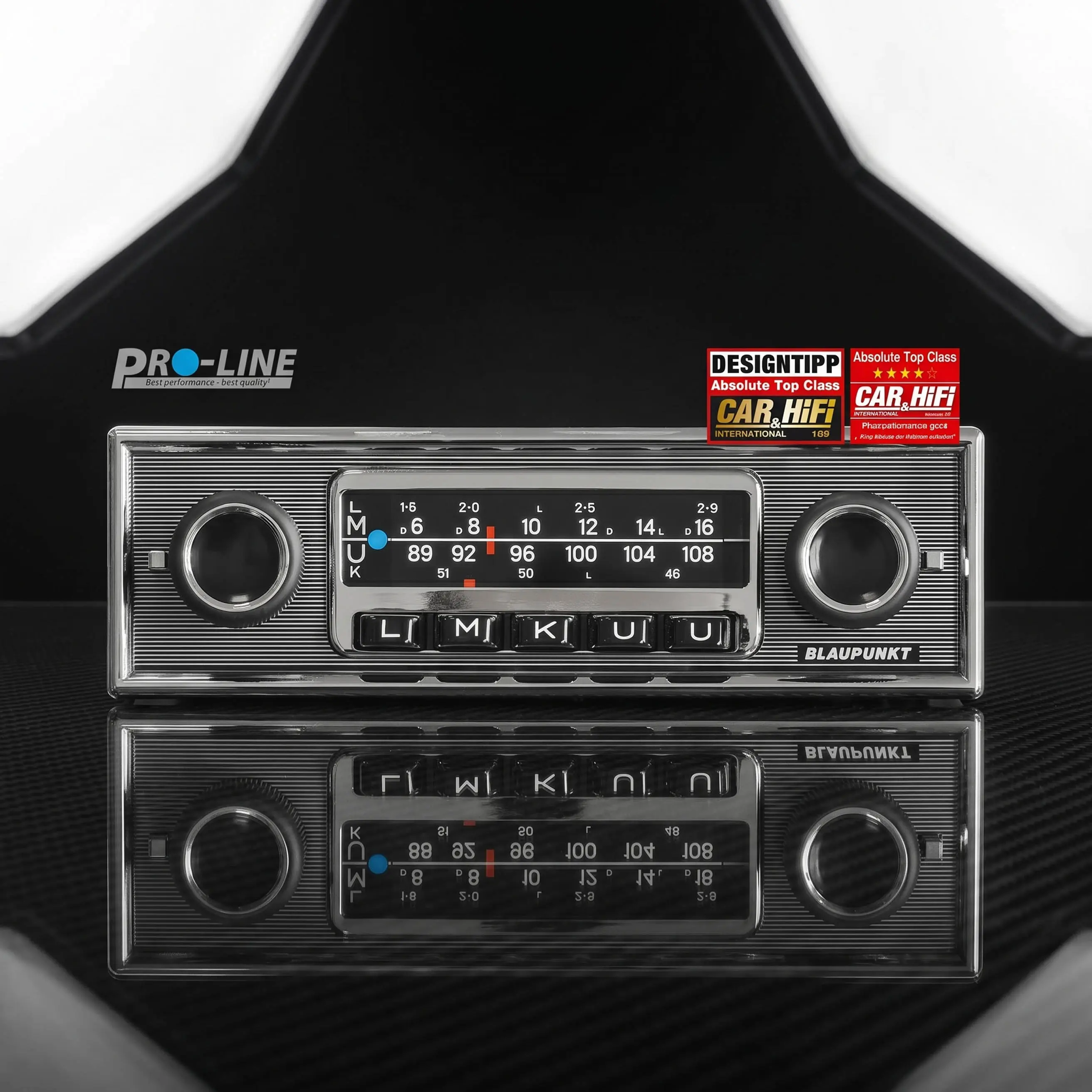 Head Unit Tape Mobil Retro Blaupunkt Frankfurt Stereo MB - 1 DIN Classic Bluetooth USB DAB+ Original
