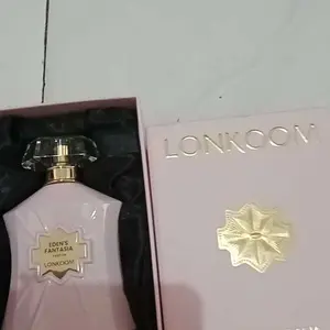 Lonkoom Eden Whisper/Eden's Fantasia Parfum 60ml Wanita Original Bahan Impor Eropa Ber-Sertifikat Halal Wudhu-Friendly