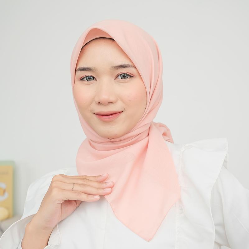 Hijab Segi Empat Zisha Persegi - Model Muslim - Square Kerudung 2
