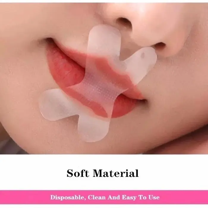 Stiker Penutup Mulut X / Stiker Bibir Anti Ngorok Dengkur / Mouth Seal / Penutup Mulut Bentuk X 4