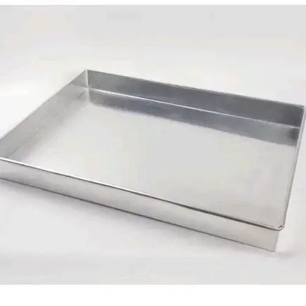 loyang nampan 45cmx21cm tinggi 5cm bahan alumunium
