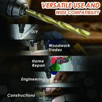 Gambar CASTA Paket Mata Bor 16Pcs Serbaguna untuk Bor Listrik dan Bor Tangan, Material Kayu Besi Tembok Beton Plastik, HSS Titanium Spiral Twist Drill, Mata Bor Beton, Mata Bor Kayu 3 Titik, Rapi dalam Kotak Organizer Alat Bengkel Rumah - Seperti pada gambar dari CASTA Tools Kab. Tangerang 4 Tokopedia