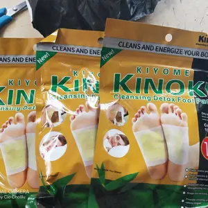 KINOKI GOLD 1 SET ISI 10 PCS KOYO HERBAL KESEHATAN KAKI SEHAT Detox Foot Pads Meningkatkan Kesehatan & Energi Baru Menghilangkan Racun & Kotoran Sebelum Tidur Patch Tubuh