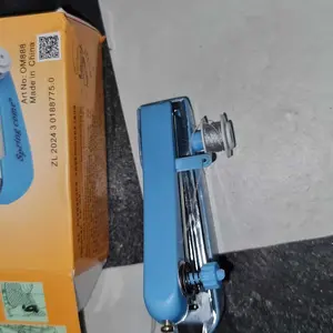 Mesin Jahit Tangan Mini Portable Springcome Handheld Sewing Machine Manual Travel Friendly Cocok untuk Perbaikan Kain Ringan