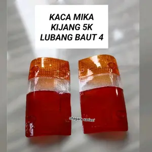 Kaca mika stoplamp kijang grand 5k lubang baut 4 / kaca mika lampu rem kijang grand / kaca mika lampu kijang super / kaca mika lampu Stoplamp kijang super / kaca mika lampu stop stoplamp Kijang super grand jantan