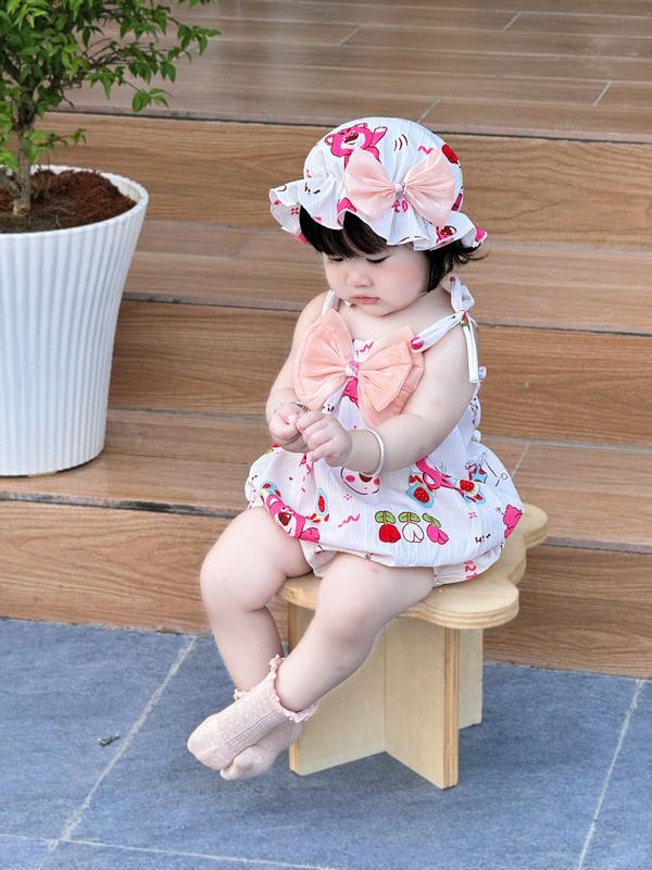 Bodysuit Cho Bé Phối Nơ Xinh Body Em Bé  Chất Organic Mềm Mại Thoáng Mát Từ 3-12kg 4
