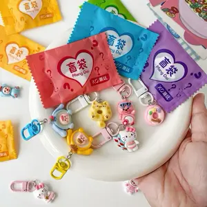 Blind Packs Bags Gantungan Kunci Karakter Kartun Lucu Random Misteri Box Mini