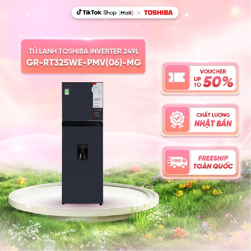 Tủ lạnh Toshiba Inverter 249 lít GR-RT325WE-PMV(06)-MG - Tiết kiệm năng lượng - Bảo hành 2 năm