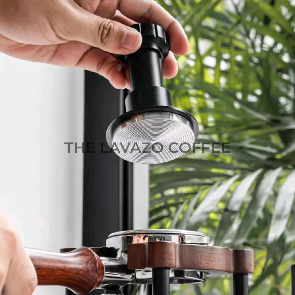 Espresso Coffee IMPACT TAMPER | Triple Spring Adjustable Click Tamper Force Constant Pressure | Klik Tamper Ripple Base 58.35mm / 53mm /51mm
