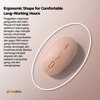 Gambar Mouse Office DA Rubix M101 Wireless 2.4GHz Silent Click Lightweight Ergonomis - Black dari hans computer Kota Administrasi Jakarta Pusat 3 Tokopedia