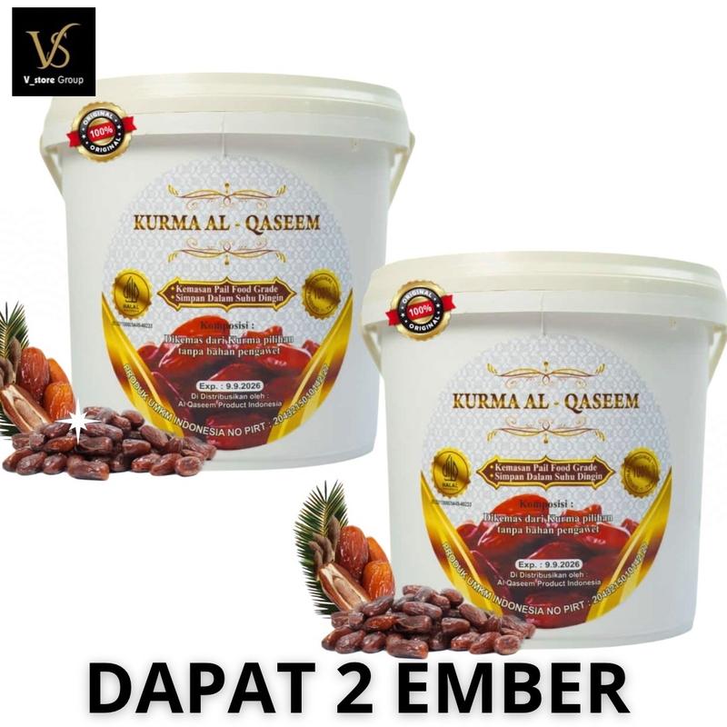 (PAKET 2EMBER) 500gr Per Ember EXP 2026 KURMA AL QASEEM EMBER KURMA AL QASIM AL QASEM 5
