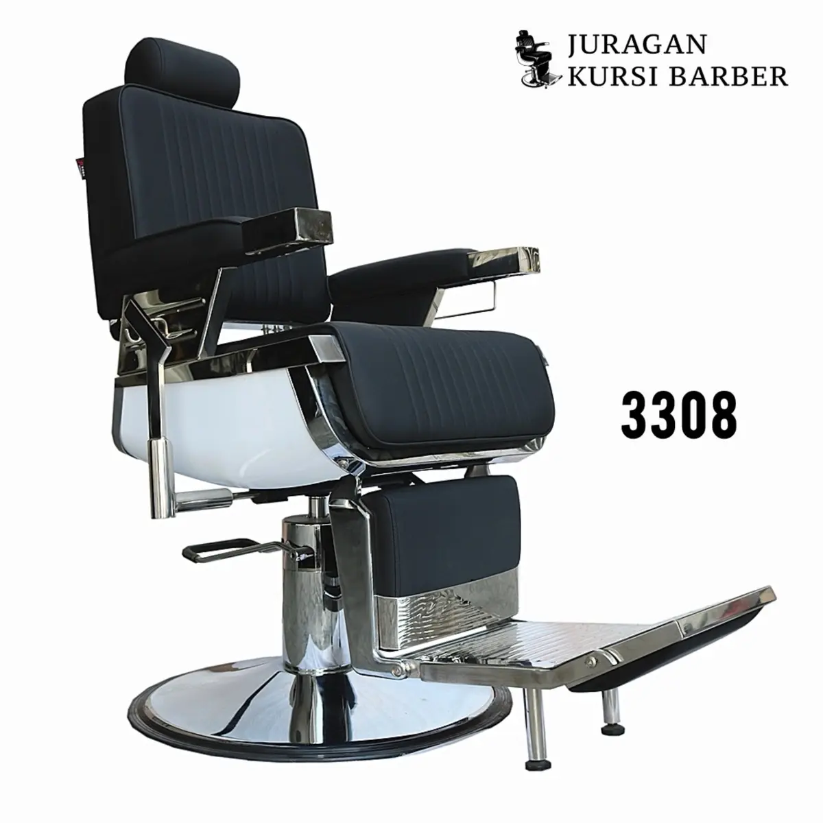 Kursi Barber Shop Hidrolik / Kursi Salon / Kursi Pangkas Rambut - Model 3308